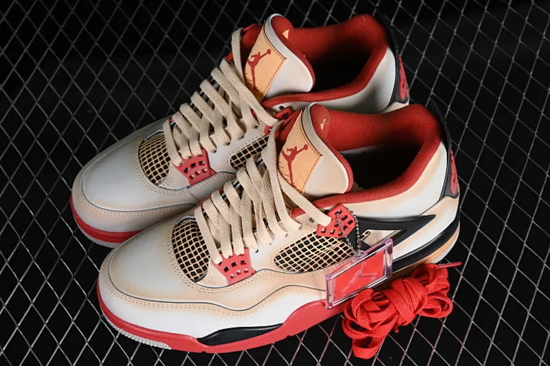All Categories Air Jordan Jordan Series Basketball Shoes Air Jordan 4 Charizard x Jordan Air Jordan 4 Retro AJ4 Joe 4 Charizard Joint Customized Basketball Shoes AQ9129-105